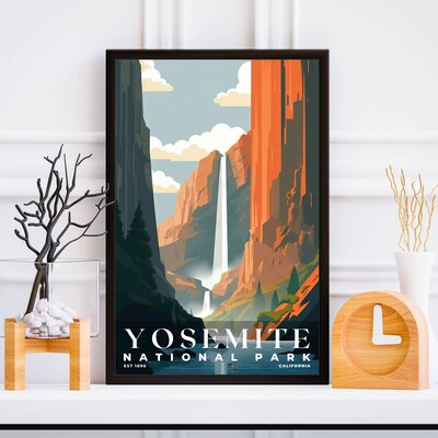 Yosemite National Park Poster, Travel Art, Office Poster, Home Decor | S3 - image5